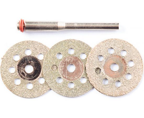 Набор кругов отрезных алмазных с держателем 3 шт 830441 REDVERG 6633244 