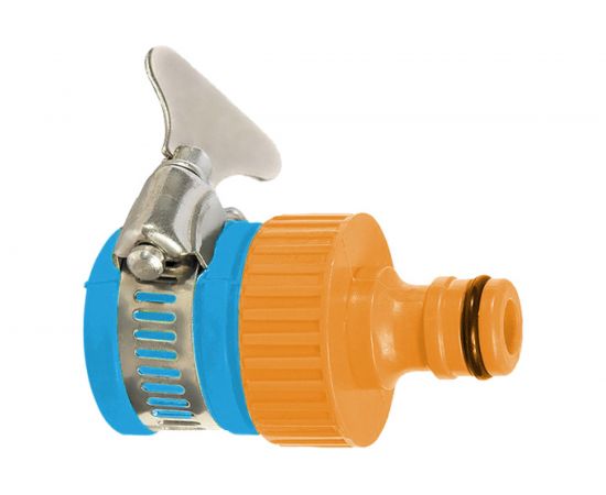 Штуцер пластиковый с хомутом для шланга 3/4" Yard 64-2-014 