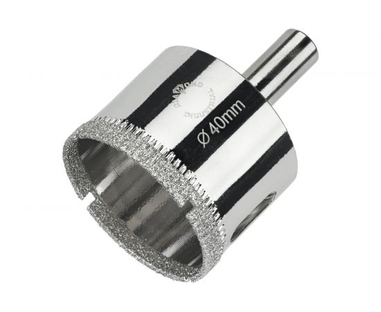 Коронка алмазная по керамике, плитке и стеклу 40 мм Diamond Industrial DIDCBC040 