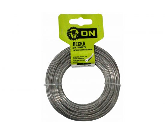 Леска для триммера. с металлическим сердечником армированная. круг (3.0 мм; 5 м) ON 15-01-030 