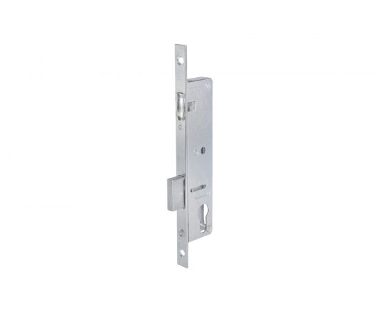 Корпус замка DOORLOCK PL202 35/22 никелированный, с роликовым ригелем, для дверей из алюминиевого профиля 75386 