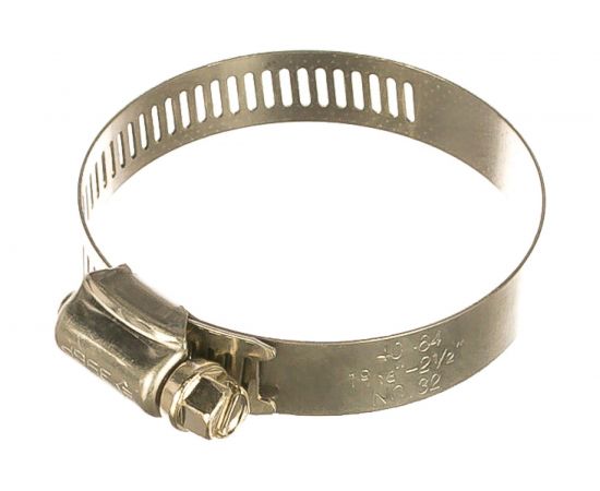 Хомуты Зубр ЭКСПЕРТ, нержавеющая сталь, просечная лента 12.7 мм, 40-64 мм, 4 шт 37815-040-64-4 