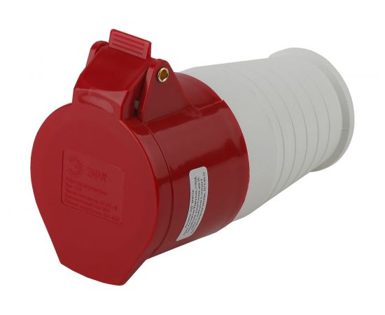 Переносная розетка ЭРА 215 3Р+РЕ+N 16А 380В IP44 Б0032863 