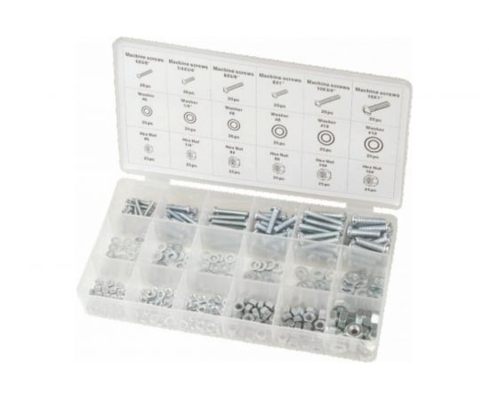 Набор машинных гаек и болтов Сервис Ключ 420 предметов 73420 