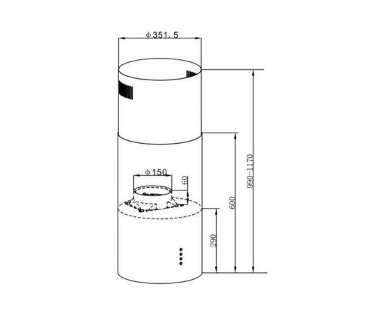 Кухонная вытяжка MAUNFELD Lee Light (Isla) 35 черный – изображение 12