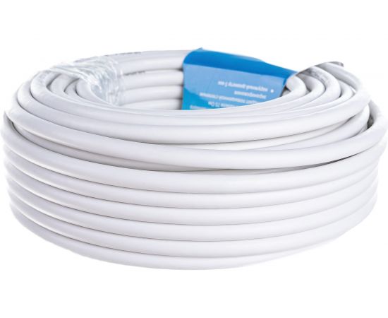 Коаксиальный кабель DORI RG-6 на F-разъёмах 20 м + переходник на TV 40903 – изображение 2