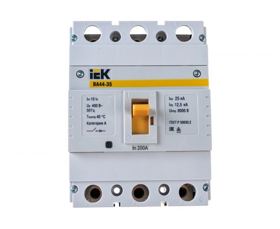 Автоматический выключатель IEK ВА44 35 3Р 200А 25кА SVA4410-3-0200 – изображение 2