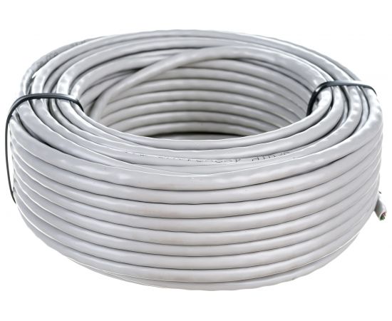Кабель витая пара TDM народный U/UTP Cat 5e 4х2х24AWG CCA (25м) PVC, серый SQ0107-0113 – изображение 2