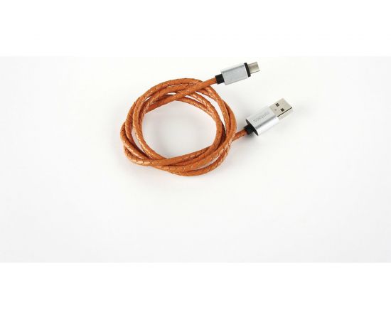Кабель Rombica USB - USB Type-C, Эко-кожа, 1м, Охра Digital CL-05 USB 3 0 CB-CL05 – изображение 2