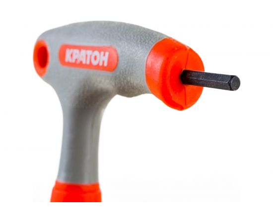 Шестигранный ключ Т-образный шар 4 мм Кратон INDUSTRIAL 2 19 03 006 – изображение 3