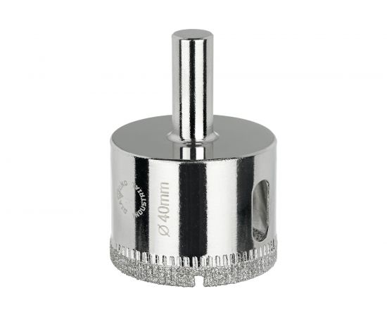 Коронка алмазная по керамике, плитке и стеклу 40 мм Diamond Industrial DIDCBC040 – изображение 3