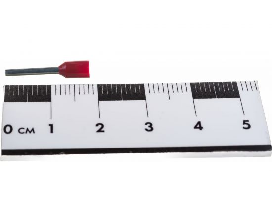 Наконечник-гильза TDM Е1012 1мм2 с изолированным фланцем 20шт SQ0568-0039 – изображение 3