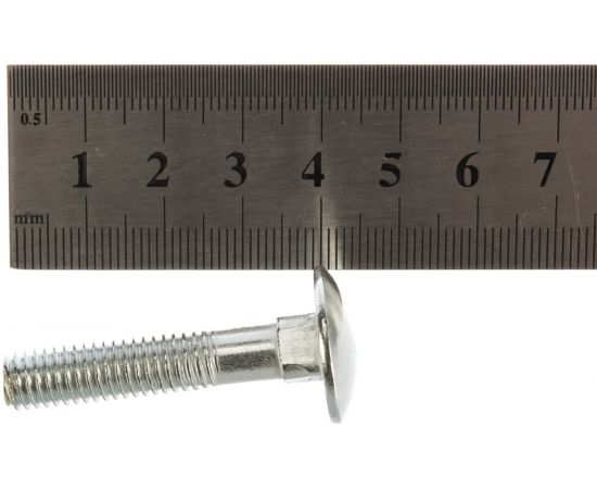 Мебельный болт Метизный двор 8x40 с квадратным подголовком DIN 603, 50 шт. 4607159066336 – изображение 3