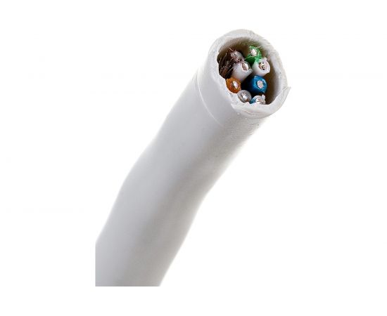 Кабель витая пара TDM народный U/UTP Cat 5e 4х2х24AWG CCA (25м) PVC, серый SQ0107-0113 – изображение 4