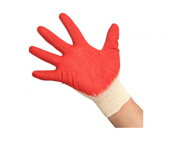 Рабочие перчатки EKF Master ЗАЩИТА с одинарным латексным обливом, 9 размер pe13lt-9-mas – изображение 4