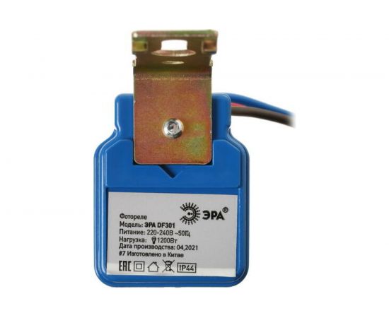 Фотореле ЭРА DF 301 серый, максимальная нагрузка 1300 ВА, IP44 Б0043804 – изображение 5