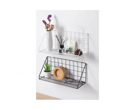 Полка для ванной ZDK Homium черный, 35x12x15 см shelf5black – изображение 5