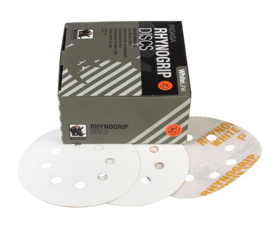 Круг RHYNOGRIP (50 шт; 125 мм; Р100; 8 отверстий) INDASA 00271 – изображение 5