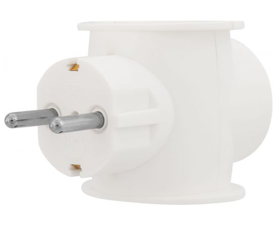 Электрический тройник REXANT одно гнездо с заземлением 16 А белый 11-1080 – изображение 6