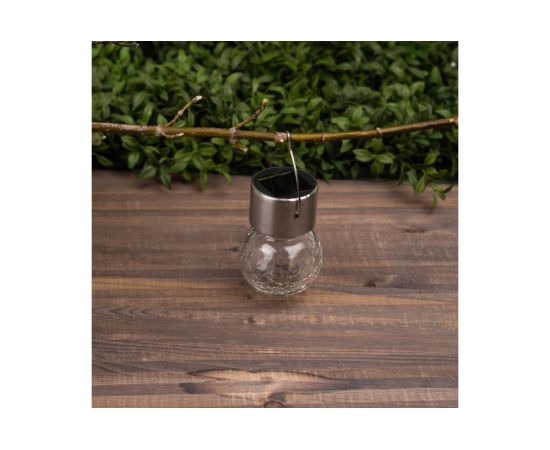 Садовый светильник ЭРА ERASF22-32 подвесной Лампочка, на солнечной батарее, 6 см, Б0053384 – изображение 8