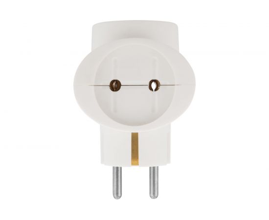 Электрический тройник REXANT одно гнездо с заземлением 16 А белый 11-1080 – изображение 8