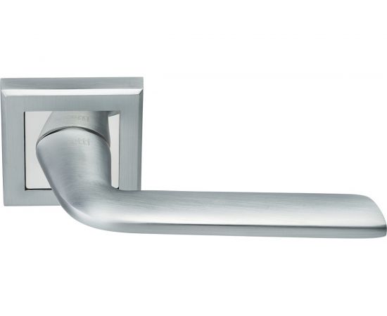 Ручка дверная Rucetti RAP 25-S SC/CP, цвет - мат.хром/хром 9013304 