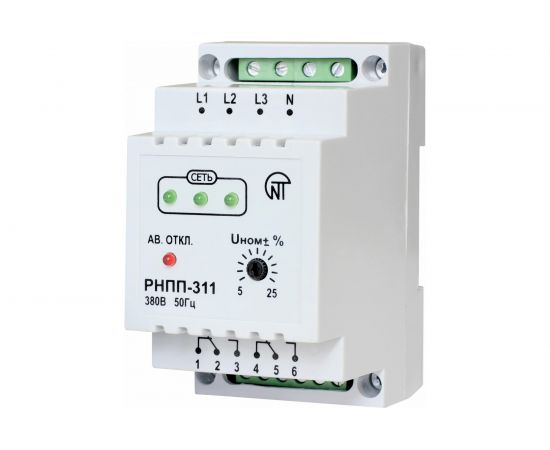 Реле напряжения, перекоса и последовательности фаз Новатек-Электро РНПП-311 3425600311 