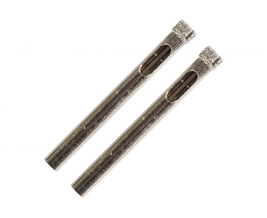 Сверло алмазное по керамограниту и керамике 2 шт, 6 мм, в блистере Patriot 815010091 