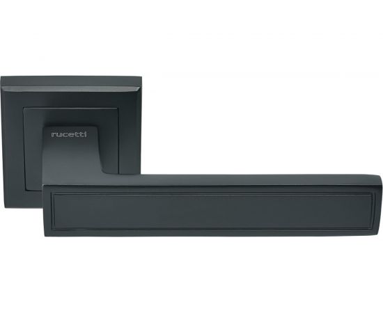 Ручка дверная Rucetti RAP 23-S BL, цвет - черный 9013300 