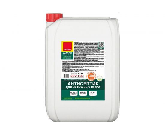 Деревозащитный состав для наружных работ NEOMID Неомид 440 eco (30 кг) Н-440-30/к1:19 