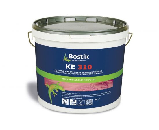 Акриловый эмульсионный клей Bostik KE 310 6 кг 30043550 