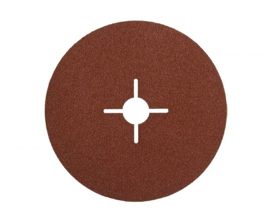 Круг шлифовальный ПРОФИ фибровый (5 шт; 180х22 мм; P24) для УШМ Зубр 35585-180-024 