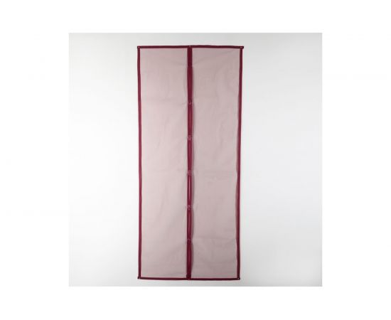 Антимоскитная сетка СИМАЛЕНД 90x210 см, на магнитах, цвет бордовый 4095240 