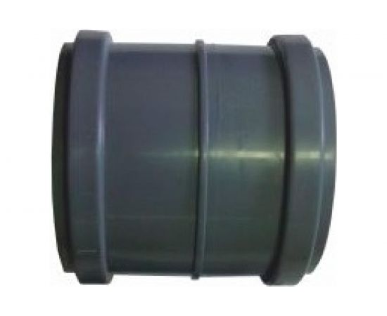 Надвижная муфта ООО МультиМирПласт ПП 110 серая МФ ВК 110 