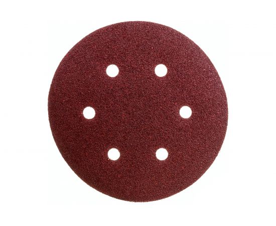 Круг шлифовальный на липучке (5 шт; 150 мм; 6 отверстий; Р60) PATRIOT 820010121 