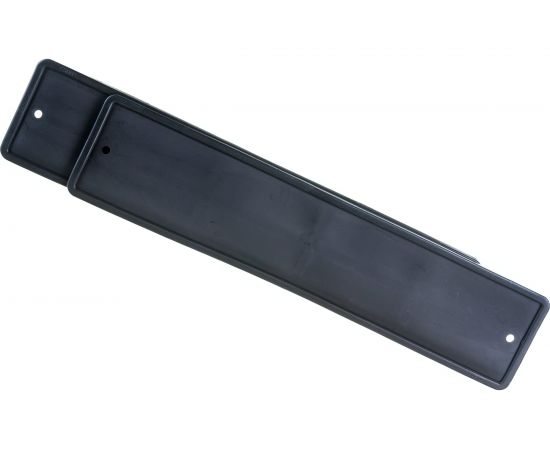 Силиконовая рамка номерного знака Dollex без адаптера, черная (уп. 2 шт.) SPL-265 