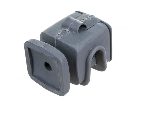 Держатель круглого проводника EZETEK 6-8мм серый, высота 16мм, пластик 91002 – изображение 2