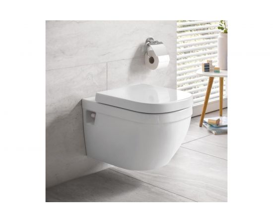 Подвесной унитаз Grohe Euro Ceramic, каскадный смыв, видимый крепеж 39538000 – изображение 2