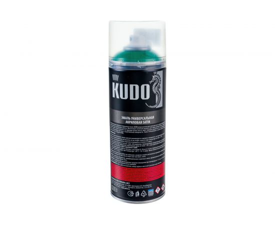 Эмаль KUDO Satin зеленый RAL 6029 аэрозоль 520 мл 11605496 – изображение 2