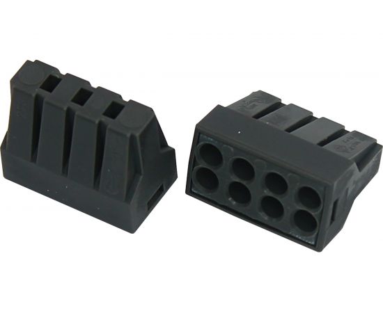 Соединительная 8-и проводная клемма REXANT 0,75-2,5 мм2 5шт 06-0209-B5 – изображение 2