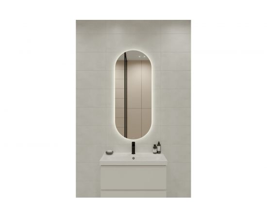 Зеркало Cersanit ECLIPSE smart 50x122 с подсветкой, овальное 64150 – изображение 2