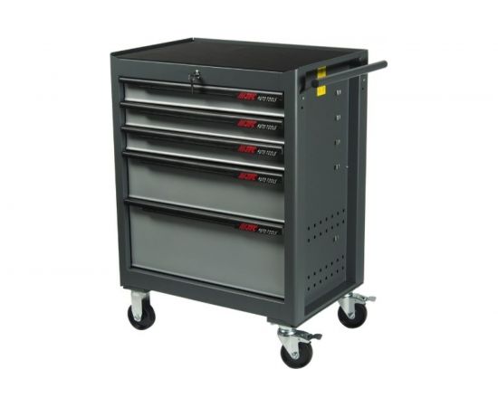Инструментальная тележка (5 секций, серая, на колесах) JTC-S1065 – изображение 2