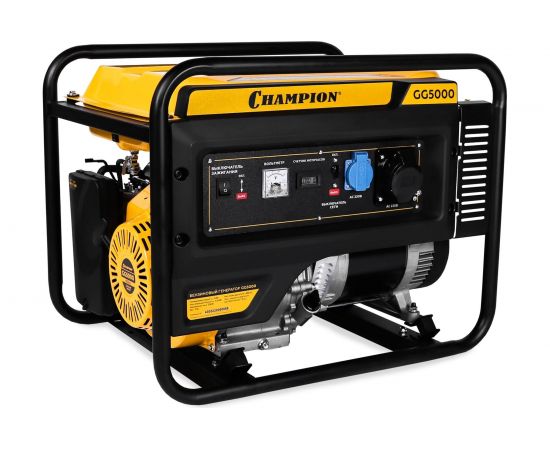 Генератор Champion 5/5,5кВт OHV лс 25л кг л/ч GG5000 – изображение 2