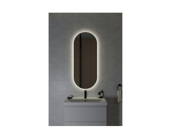 Зеркало Cersanit ECLIPSE smart 50x122 с подсветкой, овальное 64150 – изображение 3