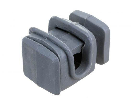 Держатель круглого проводника EZETEK 6-8мм серый, высота 16мм, пластик 91002 – изображение 3