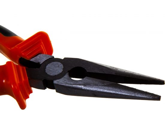 Длинногубцы SPARTA Comfort,180 мм, прямые шлифованные, двухкомпонентные рукоятки 17167 – изображение 3