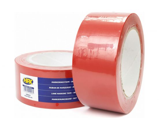 Маркировочная лента для пола HPX LR5033 48 мм х 33 м, красная 5425014220261 – изображение 3