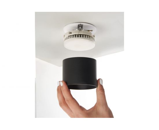 Потолочный светильник FERON HL359 12W, 230V, GX53, черный, 41991 – изображение 3