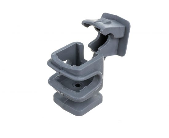 Держатель круглого проводника EZETEK 6-8мм серый, высота 16мм, пластик 91002 – изображение 4