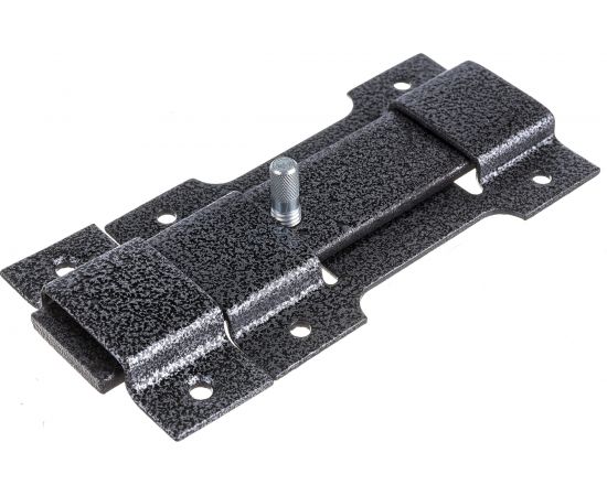 Накладной классический засов Делга (серебро; с плоским ригелем; 150 мм) Д805 – изображение 4